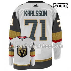 Adidas Maillot de Hockey Vegas Golden Knights WILLIAM KARLSSON 71 Blanc Authentic - Enfant